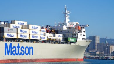 photo of a ship of container line Matson