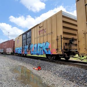 Rail freight slides in rare off-week