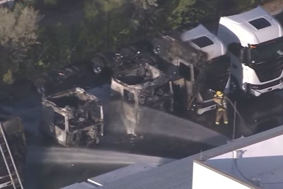 Nikola fire screengrab from ABC 15
