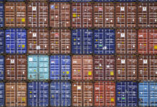 a photo of containerized imports