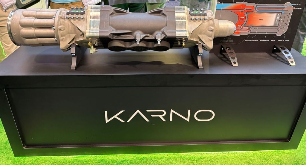 Mockup of Karno generator