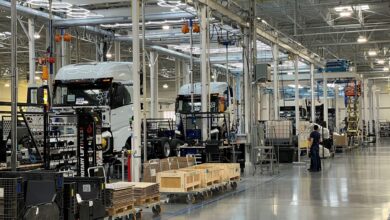 Fuel cell truck production at Nikola plant in Coolidge, Arizona