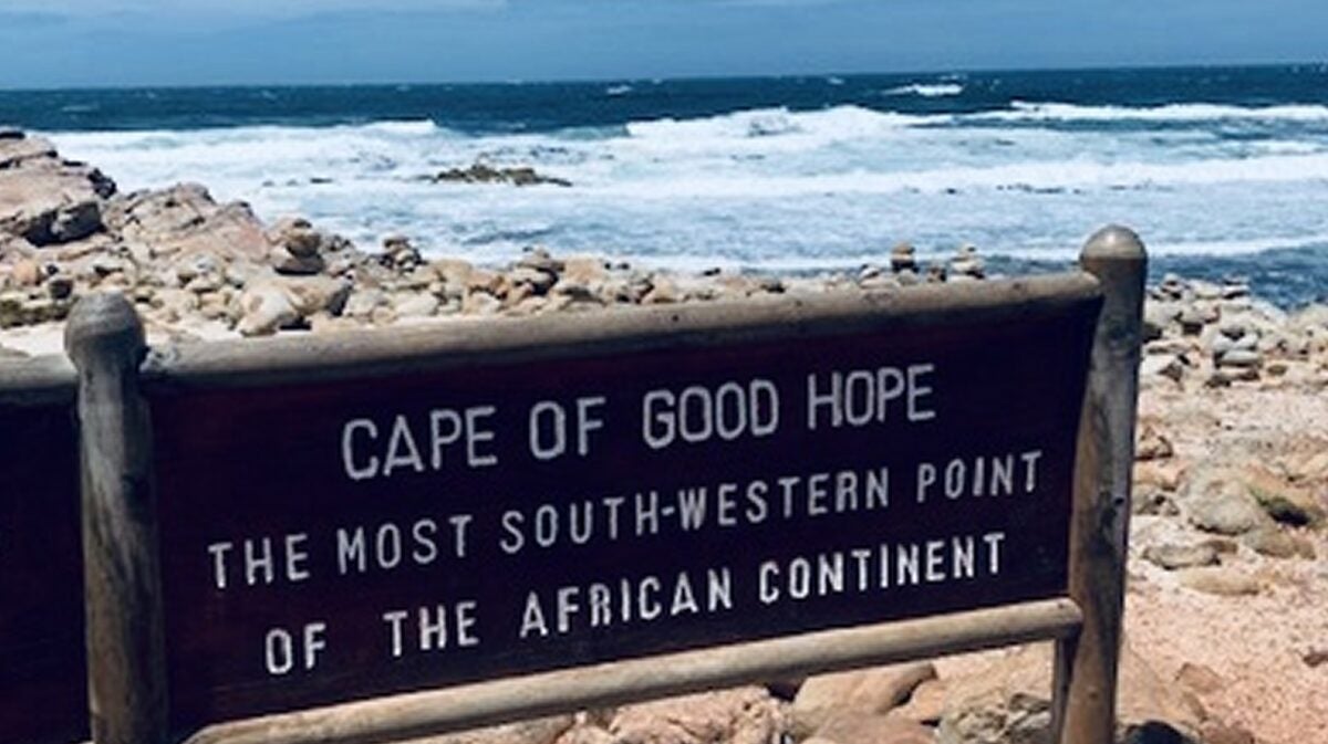 photo of Cape of Good Hope; ships diverting there due to danger in Red Sea