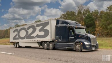 Aurora Driver-enabled Peterbilt Model 579