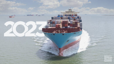 a photo of 2023 shipping review