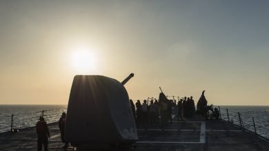 a photo of US military vessel in Red Sea
