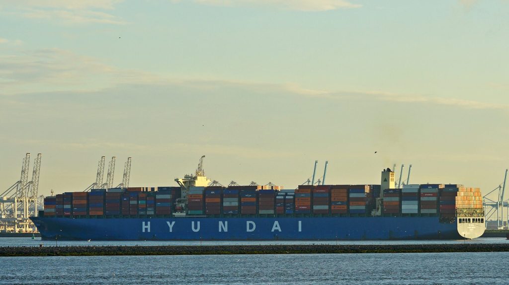 a photo of a chartered ship; chartered ships in high demand after Red Sea attacks