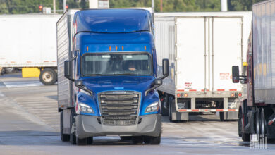 truck in parking lot