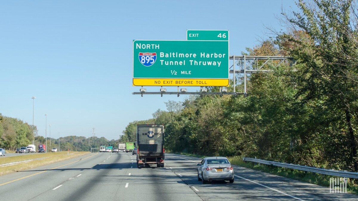 FMCSA sees ‘significant impacts’ on truck drive times in Baltimore area