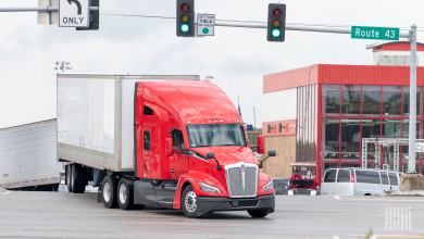 truck at warehouse