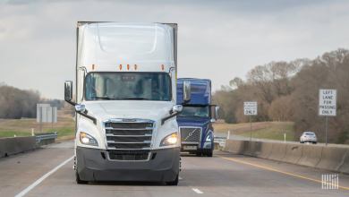 truck on highway