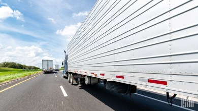 truck on the highway