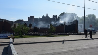Minneapolis Post Office Destroyed