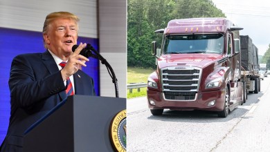 Trump and truck