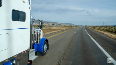 truck on highway