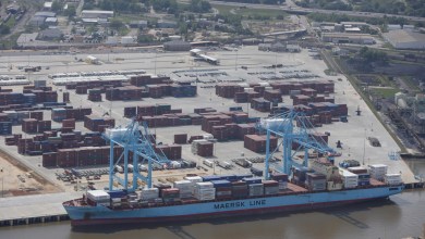 APM Container terminal at Port of Mobile