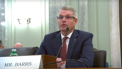 Derek Barrs at nomination hearing.