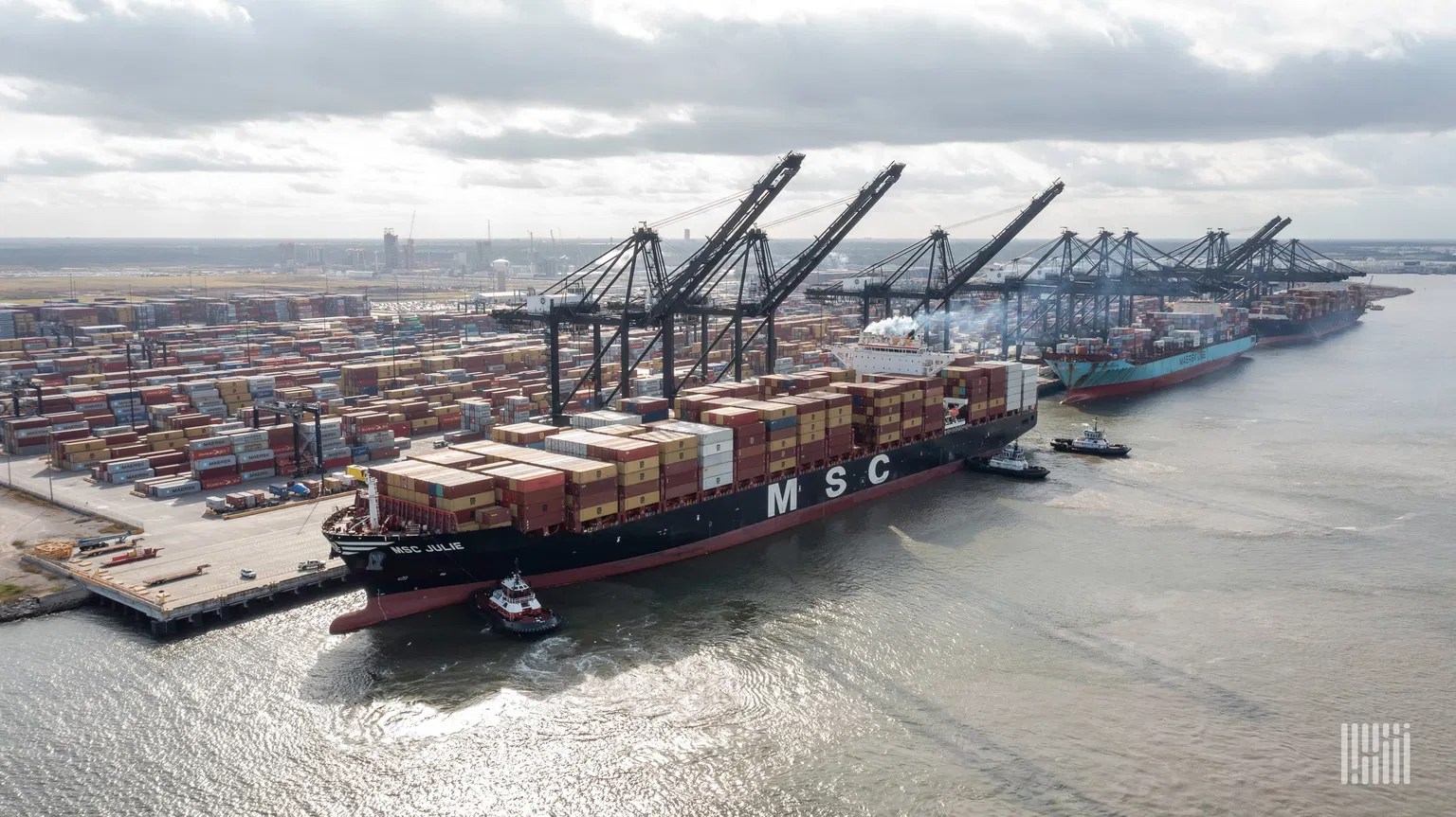 Gulf Coast ports record mixed freight movements in June