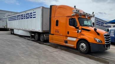 Bot Auto autonomous truck with a trailer