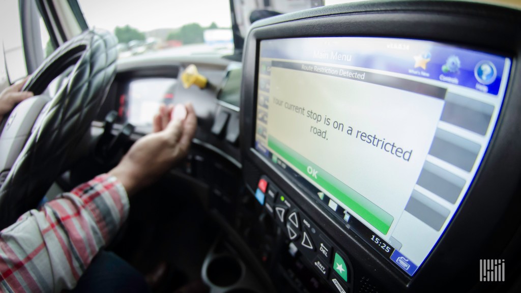 ELD in a truck