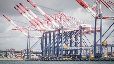 ZPMC cranes at Long Beach container terminal