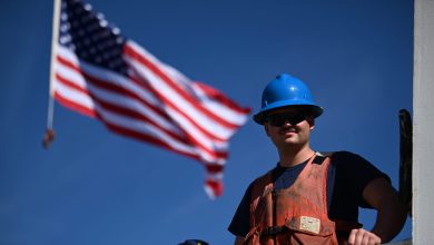 U.S. Coast Guard crew member onboard ship