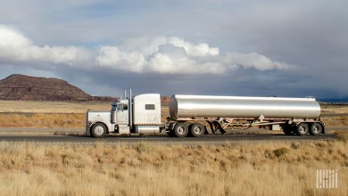 tank truck on highway