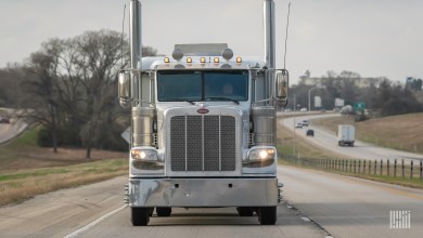 diesel truck on highway