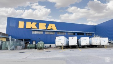 A photo of an Ikea loading dock