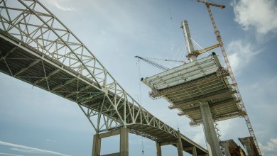 Bridge under construction