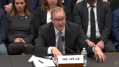 ATA President Chris Spear testifying on 17 December 2025