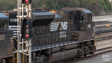 A Norfolk Southern locomotive