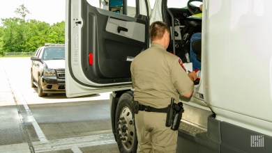 Roadside truck inspection