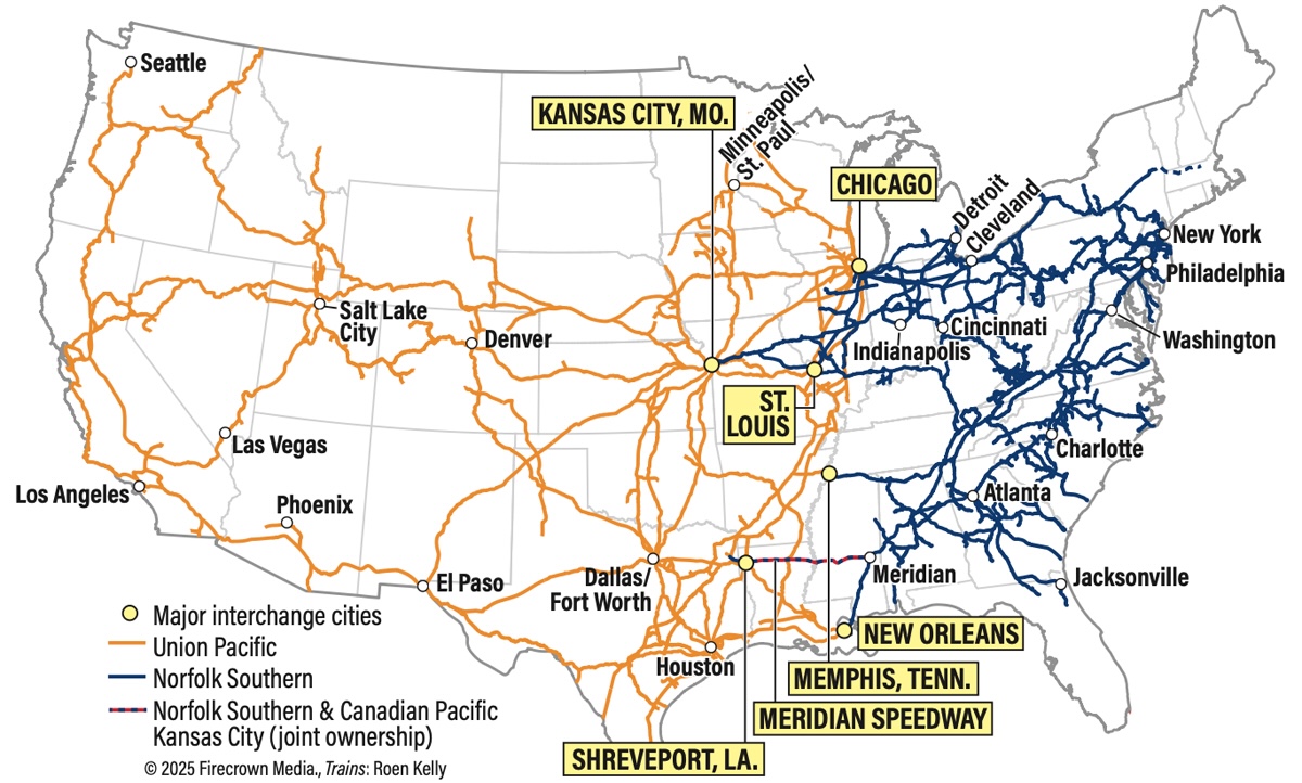 Union Pacific would exit Norfolk Southern merger if STB orders widespread line sales or trackage rights