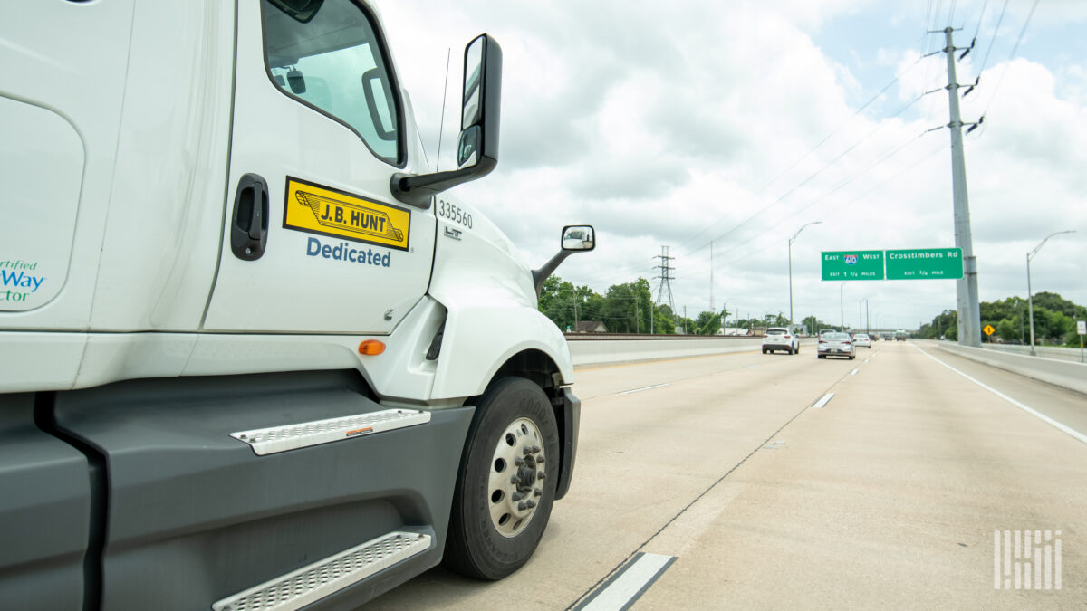 J.B. Hunt intermodal containers