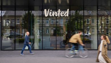 Street view of Vinted's ground level headquarters.