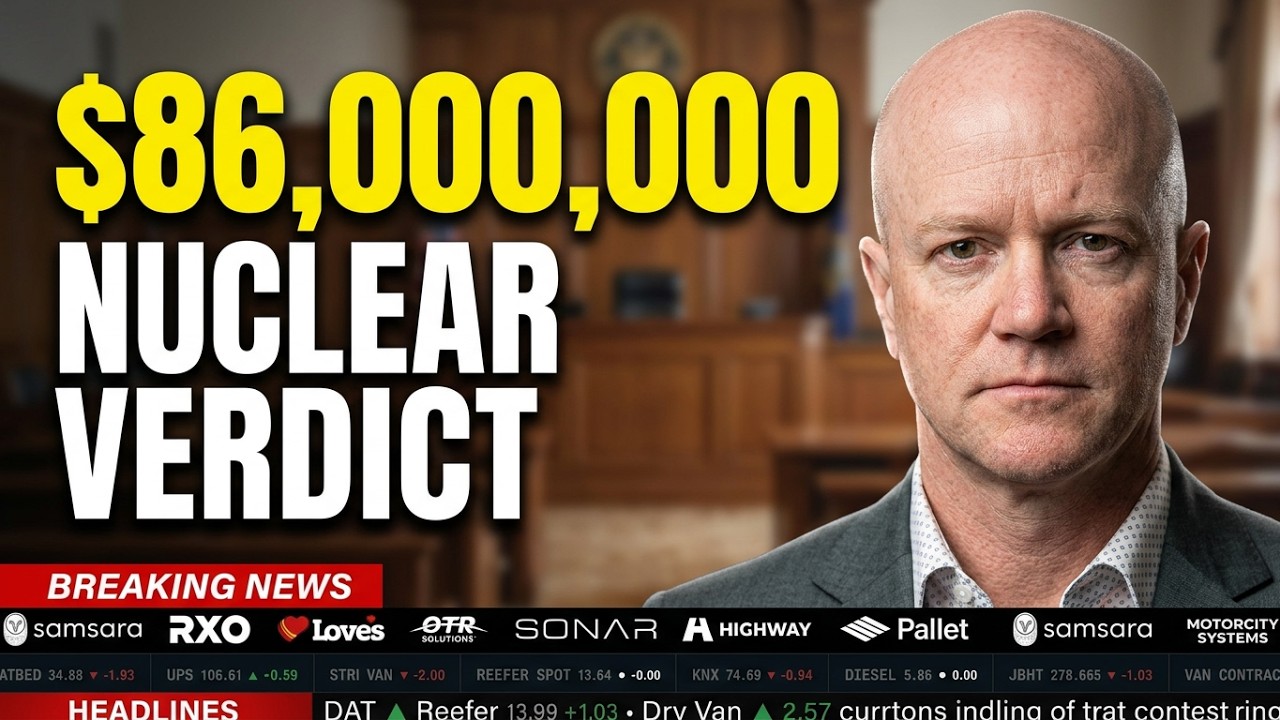 Nuclear Verdicts: $86M awarded despite NO negligence? [Trucking Crisis]
