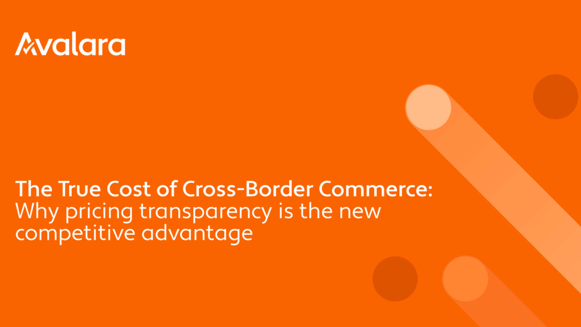 The true cost of cross-border commerce