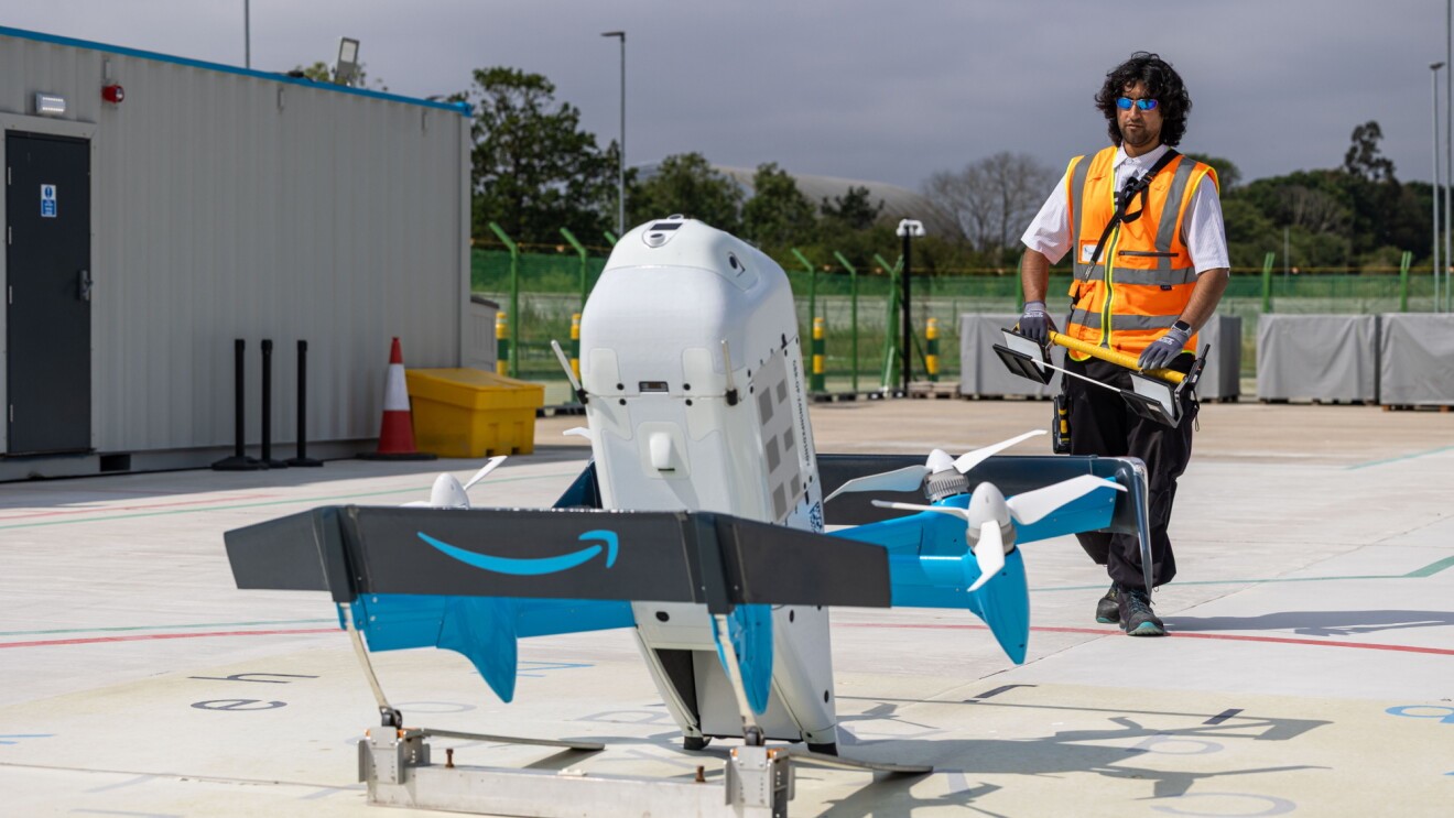 Amazon Deploys Drones Outside U.S. for First Time via Darlington Prime Air Hub