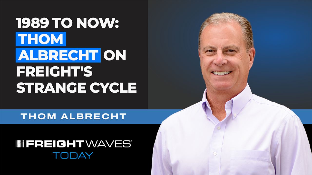 Thom Albrecht Says Freight Supply Cycle Could Stretch Through Q1 2028