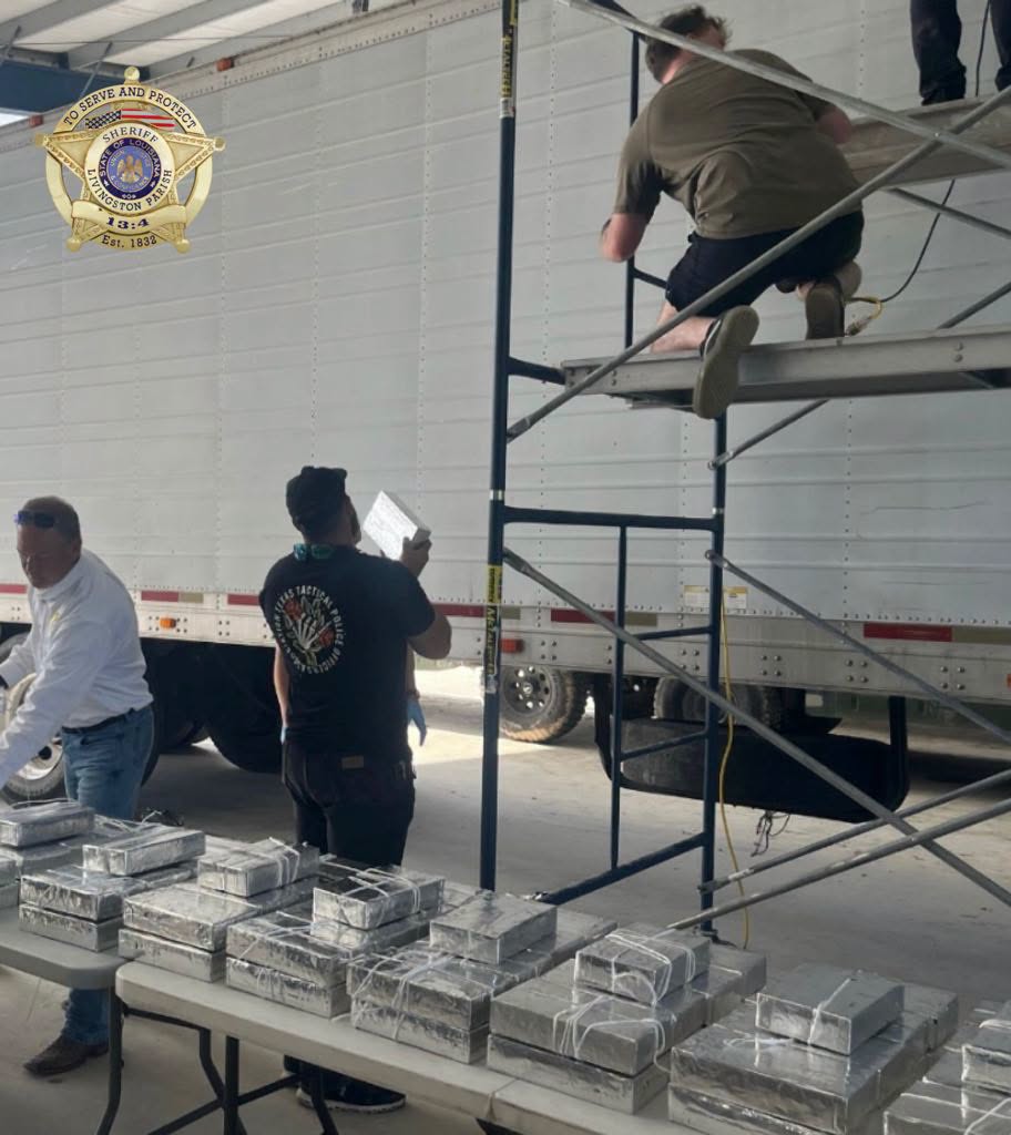 K9 stop on Louisiana’s I-12 uncovers 358 kilos of meth in semi-trailer, driver now in ICE custody