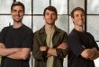 HappyRobot co-founders Pablo Palafox, Javier Palafox and Luis Paarup after the AI agent startup closed its $150 million Series C at a $1.2 billion valuation