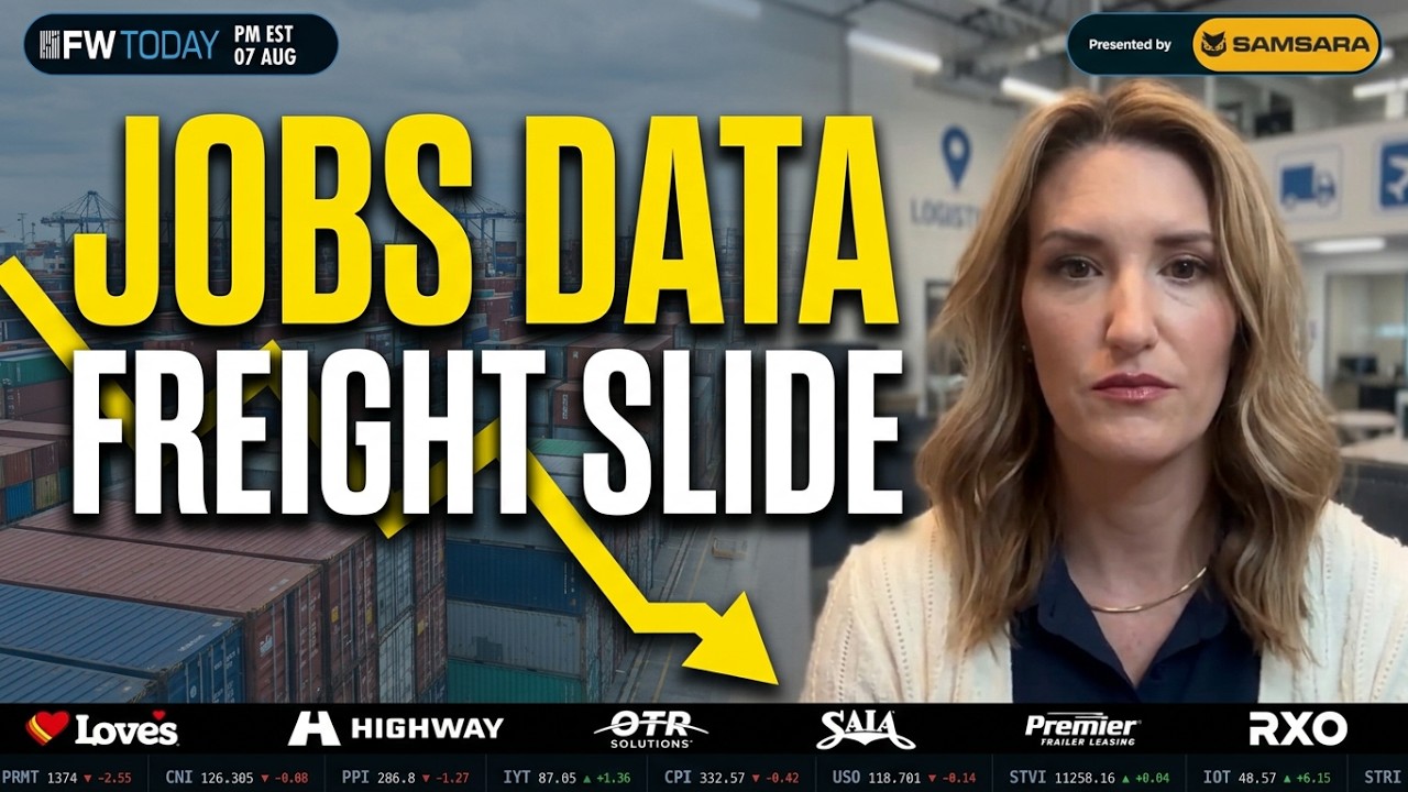 Freight Volumes Slide in July Jobs Report While Carrier Pricing Power Persists