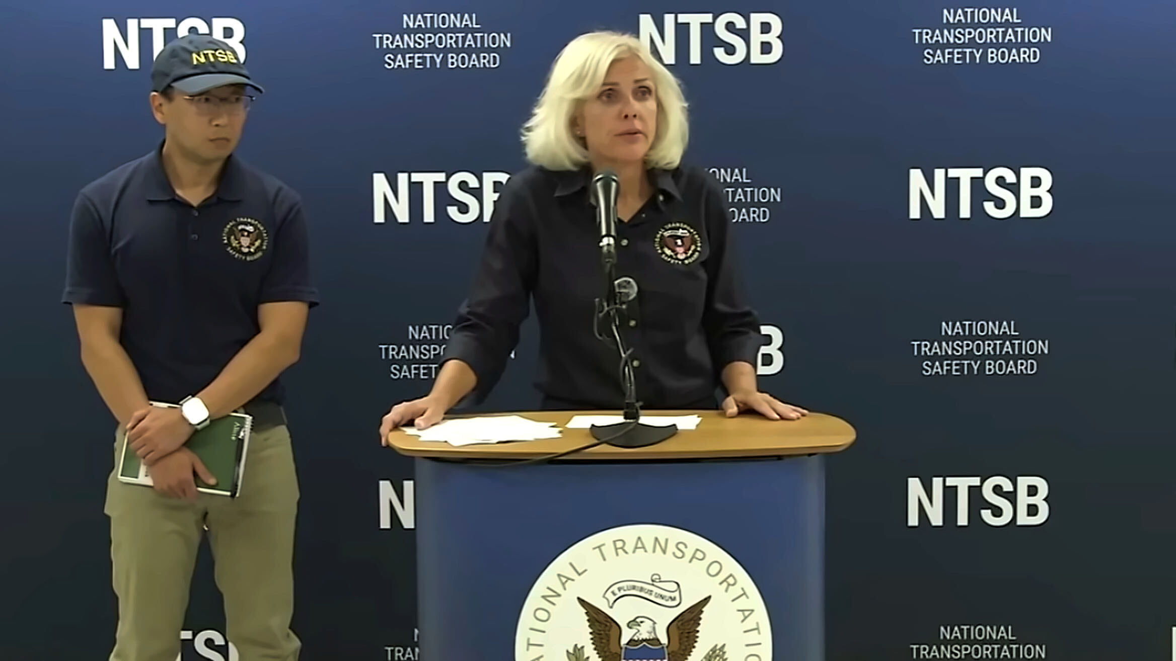 ‘Utter devastation’ from Amazon cargo jet crash, NTSB chief says
