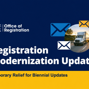 FMCSA suspends USDOT deactivations for missed biennial updates during MOTUS rollout