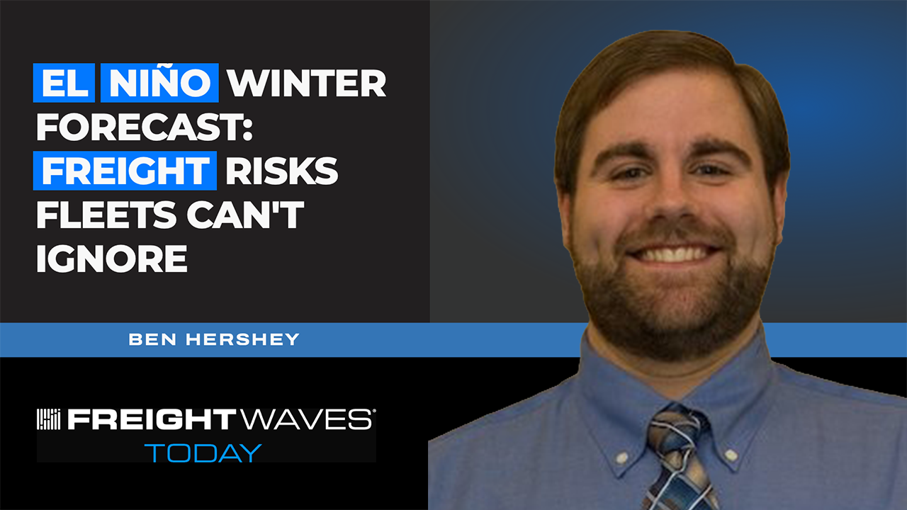 El Niño Winter Forecast: Freight Risks Fleets Can’t Ignore