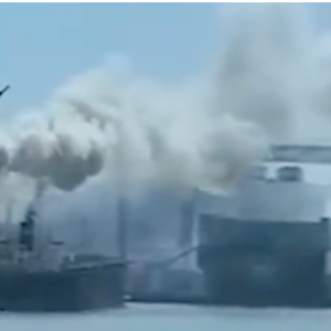 25 dead as fire engulfs cargo ship at China shipyard