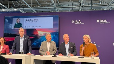 Daimler Truck, Volvo Group, Toyota and hydrogen supplier executives take questions at IAA Transportation in Hanover