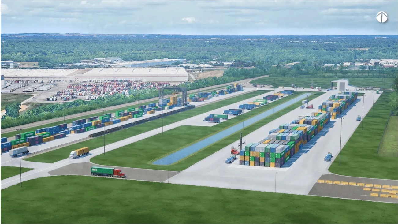 New $100M inland rail terminal will handle 60,000 TEUs a year