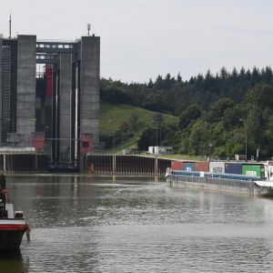 Record-low Rhine levels choke barge traffic, stress ground transport